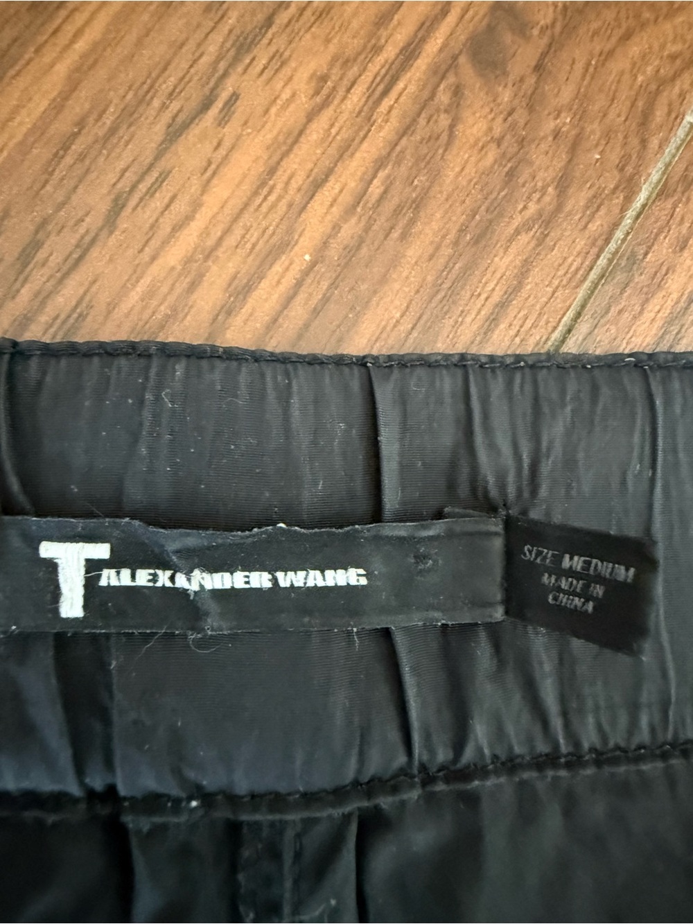 Alexander Wang Black Nylon Track Pants